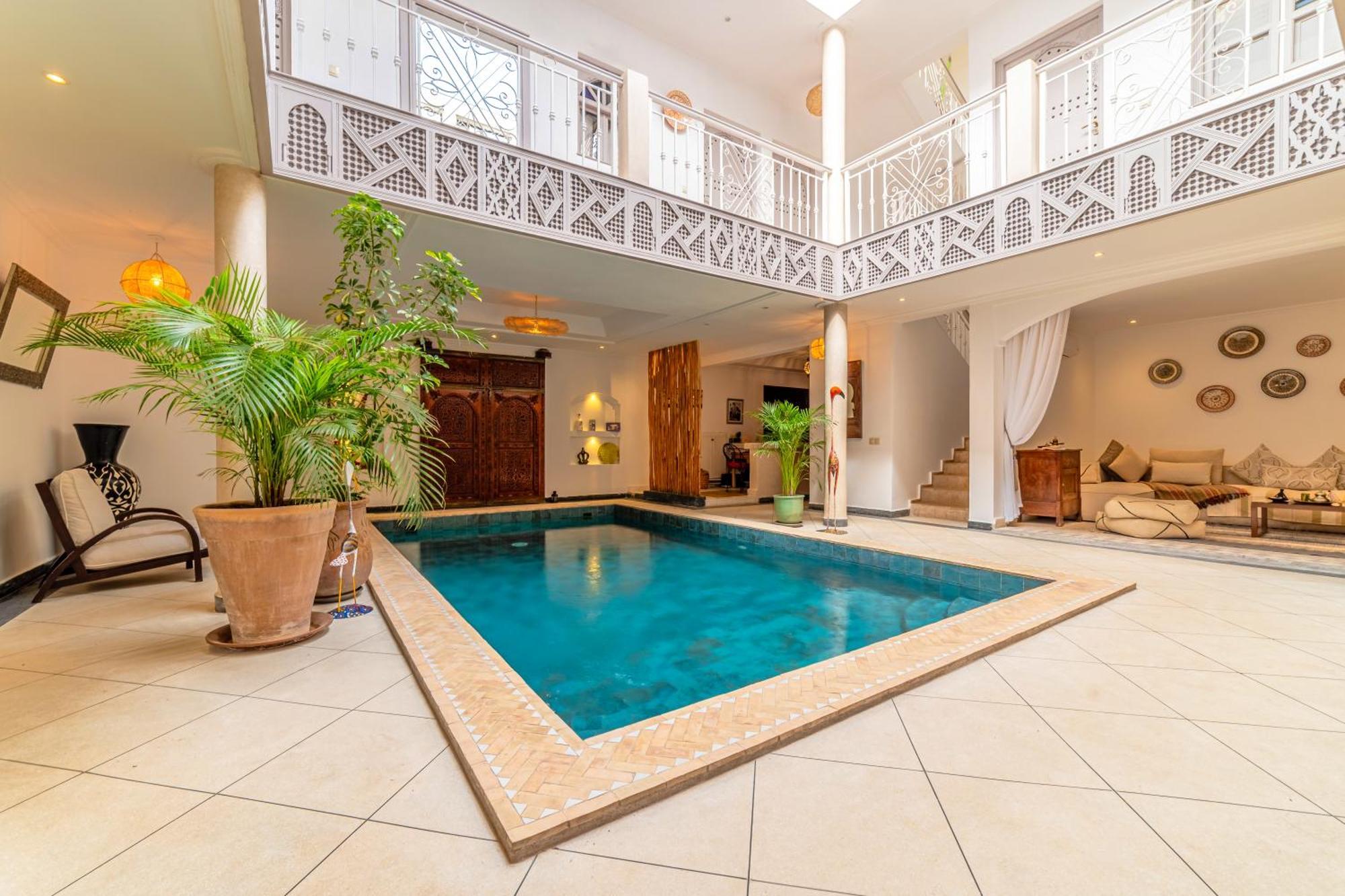 Riad Bibazia Marrakesh Bagian luar foto